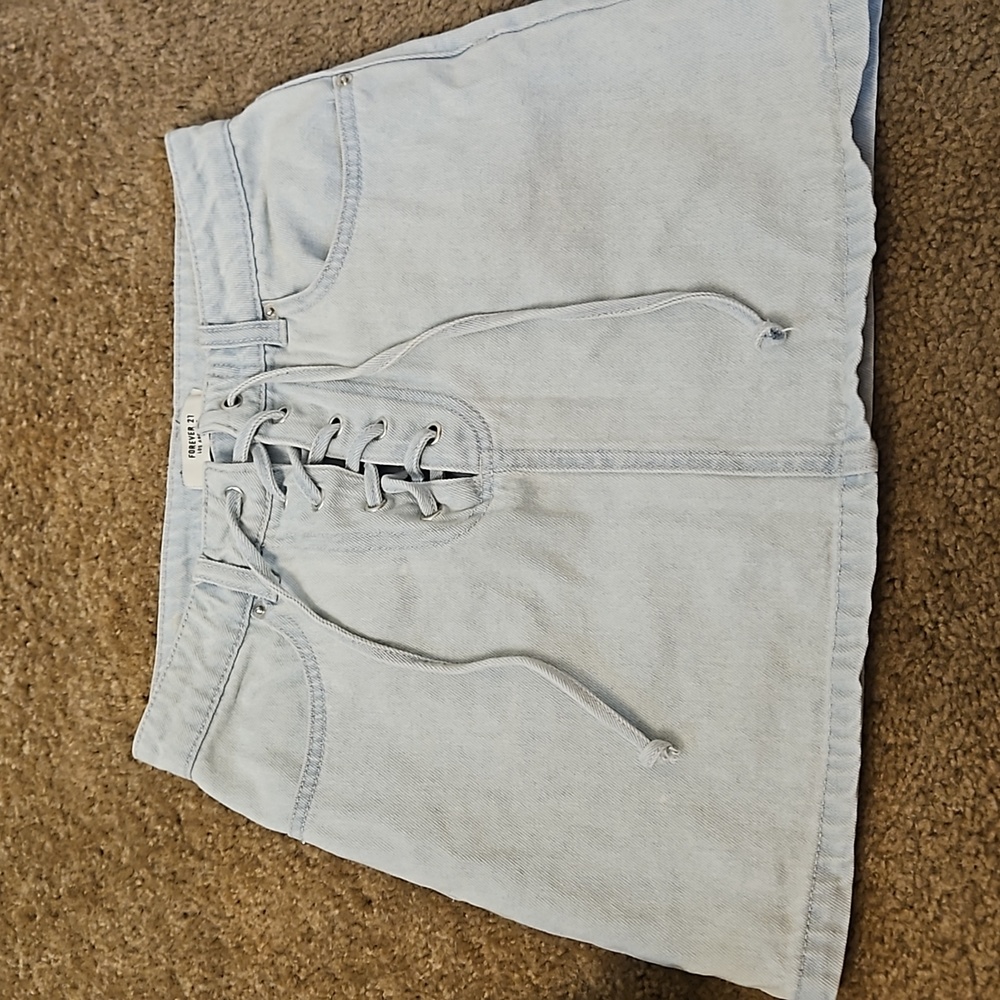 Pacsun Denim Mini Skirt with Pockets